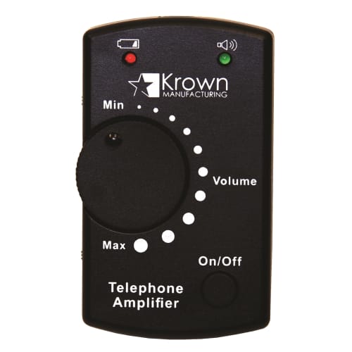 ADA Handset Telephone Amplifier, Black